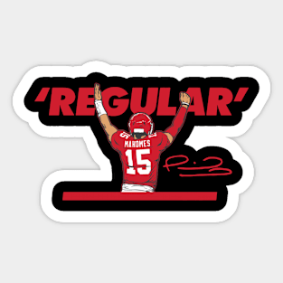 Patrick Mahomes Regular Quarterback Sticker